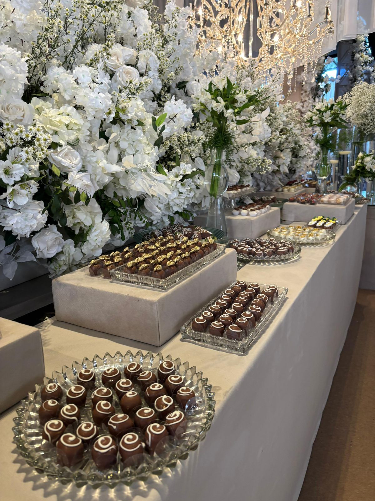 Mesa de doces panorâmica